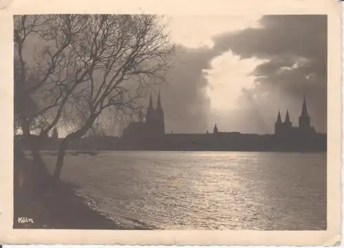 Köln a.Rh. Blick zur Stadt feldpgl1939 215.529