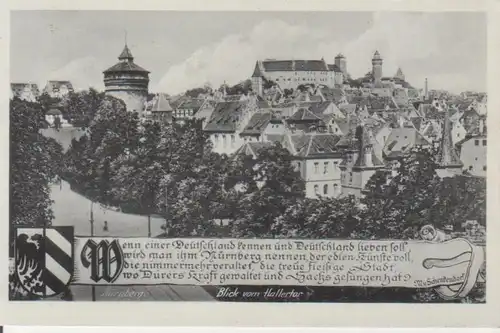 Nürnberg Blick vom Hallertor gl1938 208.969