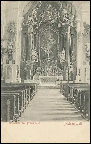 Dietramszell Hochaltar der Pfarrkirche ngl 139.386