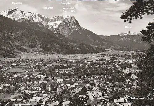 Garmisch-Partenkirchen in seiner Landschaft ngl C5227