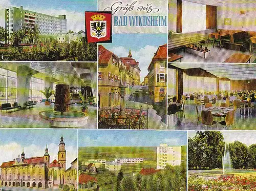 Bad Windsheim Mfr Mehrbildkarte gl1979 C4573