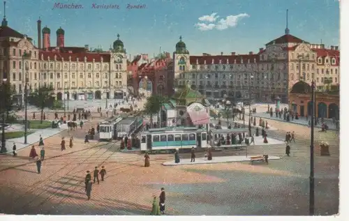 München - Karlsplatz, Rondell feldpgl1917 216.233