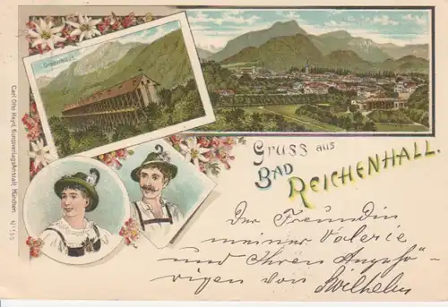 Bad Reichenhall Gradirhaus Panorama gl1897 208.563