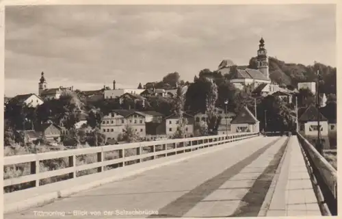 Tittmoning Salzachbrücke Panorama gl1953 208.618