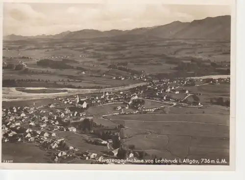 Lechbruck im Allgäu Panorama Flugzeugaufnahme gl1941 210.443