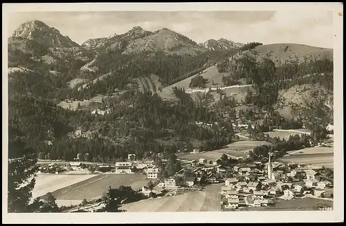 Bayrischzell Panorama mit dem Wendelstein gl1949 139.507