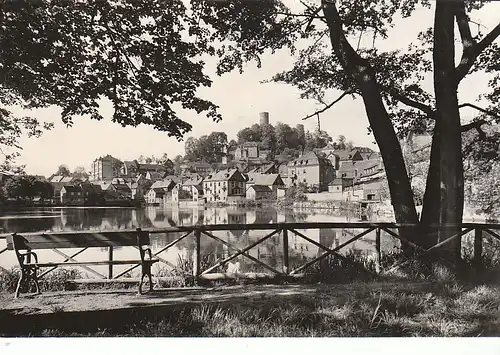 Moorbad Lobenstein mit Stadtteich gl1960 C4288
