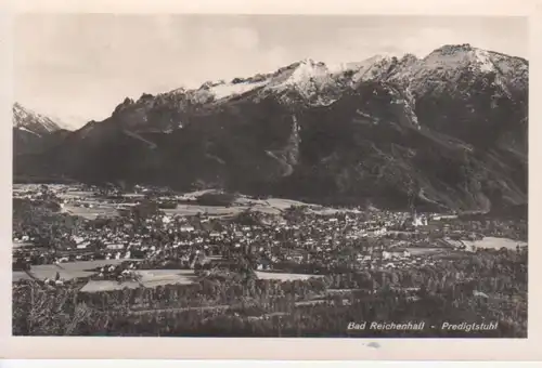 Bad Reichenhall Panorama mit Predigtstuhl glca.1955 215.733