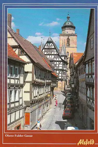 Alsfeld Hessen Fulder Gasse ngl C4667