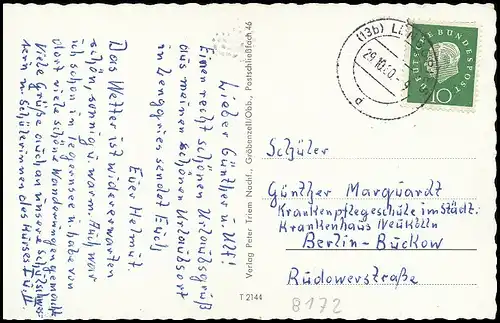 Lenggries a.d. Isar Blick zum Brauneck gl1960 139.517