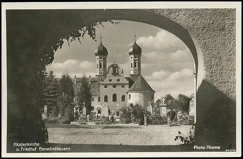 Benediktbeuern Klosterkirche und Friedhof ngl 139.527