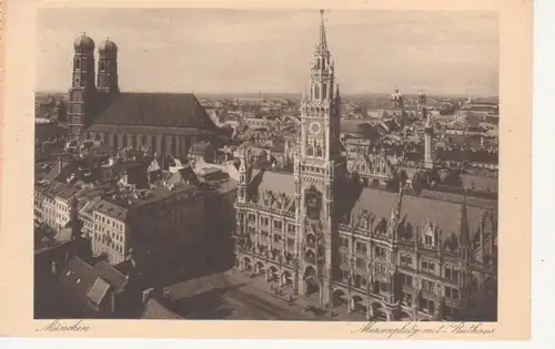 München - Marienplatz mit Rathaus ngl 216.267