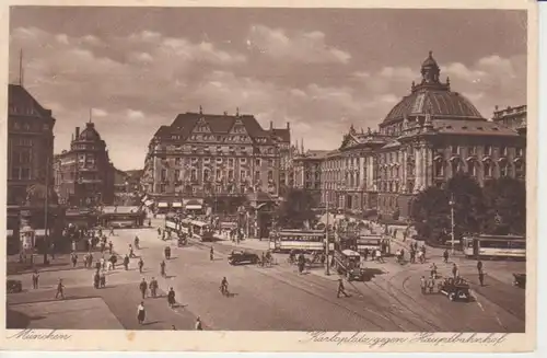 München Karlsplatz gegen Hauptbahnhof glca.1940 212.221