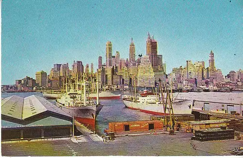 USA New York City, Lower Manhattan Skyline gl1966 C7707