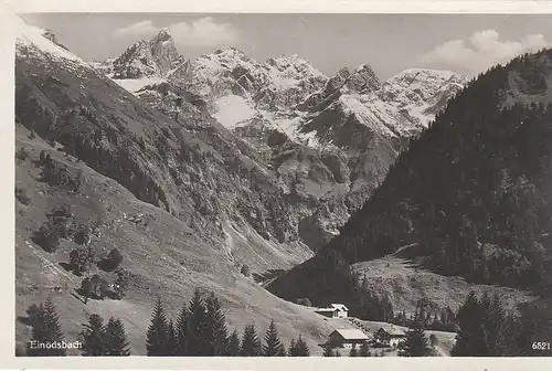 Einödsbach b.Oberstdorf Panorama ngl C4874