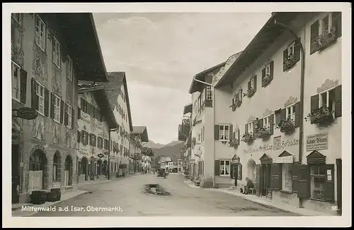 Mittenwald - Obermarkt gl1938 138.116