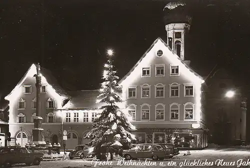 Weihnachten in Immenstadt im Allgäu Marienplatz ngl C4982