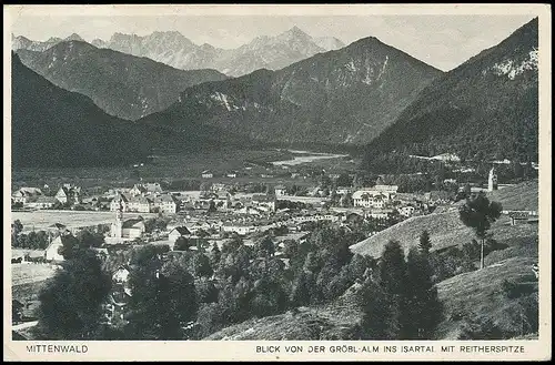 Mittenwald - Blick von der Gröbl Alm gl1931 138.126