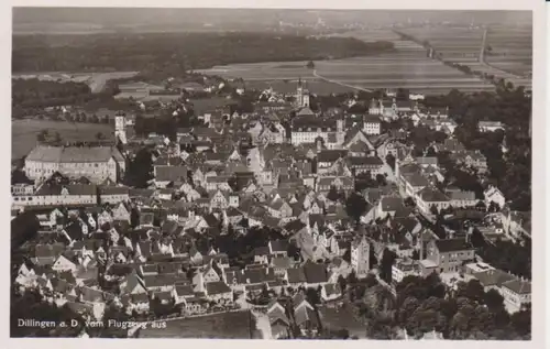 Dillingen a.D. Panorama vom Flugzeug aus ngl 210.084