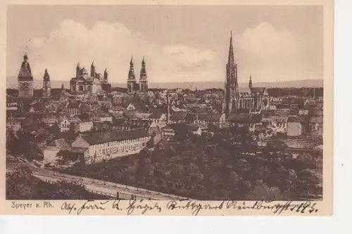 Speyer Stadtpanorama gl1937 211.158