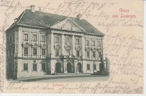 Lauingen Rathaus gl1900 210.155