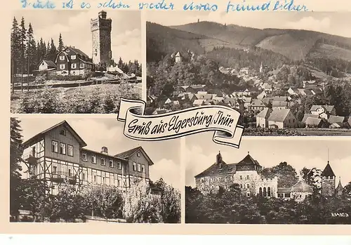 Gruß aus Elgersburg Thür. Mehrbildkarte gl1960 C4292