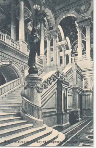 Washington D.C. Grand Staircase-Library of Congress ngl 212.378