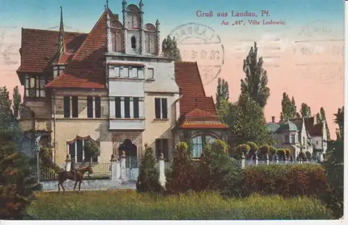 Landau/Pfalz An 44 Villa Ludowici feldpgl1916 211.239