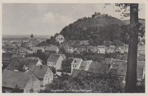 Landstuhl (Pfalz) Panorama mit Burg Sickingen feldpgl1943 211.292