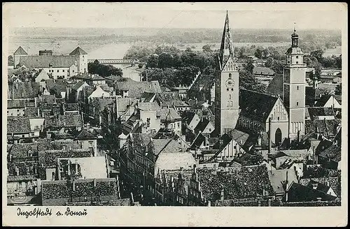 Ingolstadt Stadtpanorama gl1938 138.221
