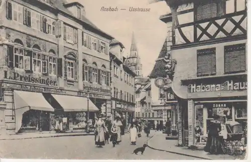 Ansbach i.B. Uzstraße glca.1915 209.902