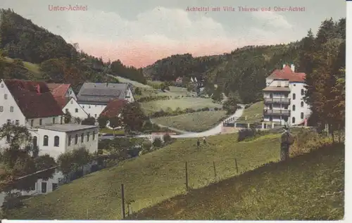 Achteltal Panorama mit Villa Therese gl1911 209.474