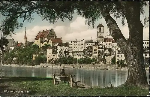 Wasserburg am Inn Blick zur Stadt ngl 138.261