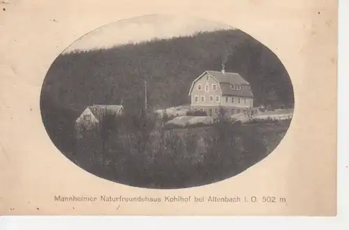 Altenbach Mannheimer Naturfreundehaus Kohlhof gl1921 211.347