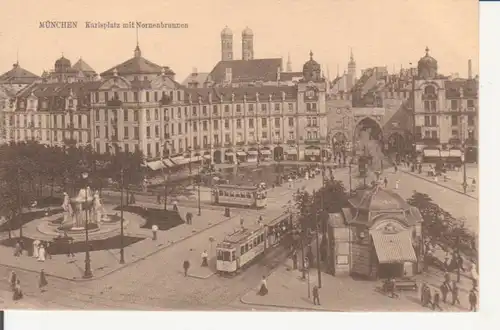 München - Karlsplatz mit Nornenbrunnen ngl 216.275