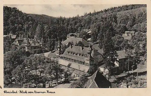 Alexisbad Harz Blick vom eisernen Kreuz gl1943 C5594