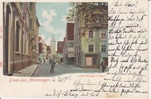 Memmingen Ulmer Straße und Tor ngl 210.485