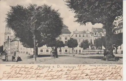 Neuburg a.D. Karlsplatz gl1904 210.043