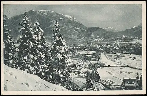 Garmisch-Partenkirchen Panorama gegen Wank ngl 137.320