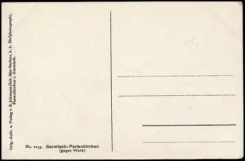 Garmisch-Partenkirchen Panorama gegen Wank ngl 137.320