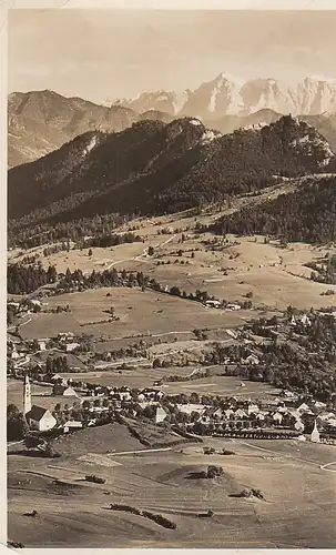 Höhenluftkurort Pfronten Allgäu m.Falkenstein u.Zugspitze gl1933 C4865