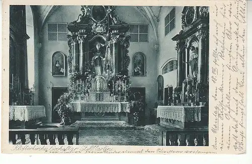 Salesianerinnen-KLoster Dietramszell Hochaltar St.Martin gl1941 C5774