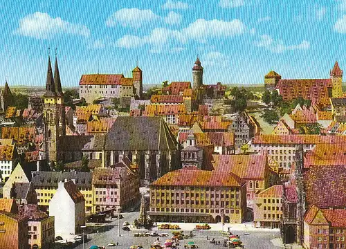 Nürnberg Blick auf die Burg ngl C4476