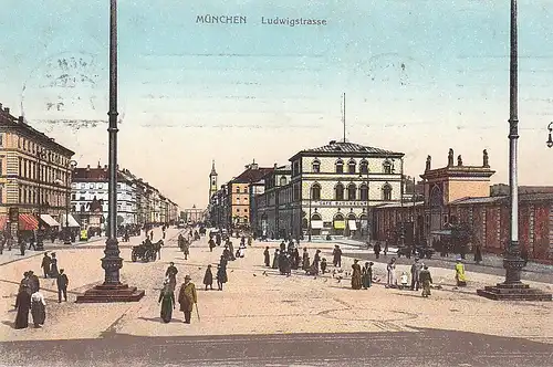 München Ludwigstrasse gl1911 C4861