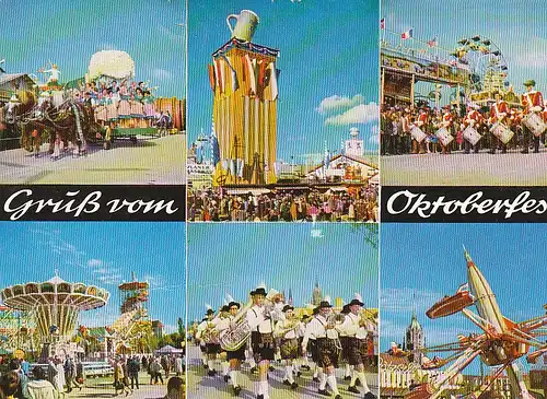 München Gruß vom Okroberfest gl1974 C4486