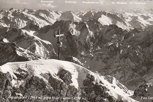 Zugspitzgipfel gegen Hohe Tauern ngl C5218