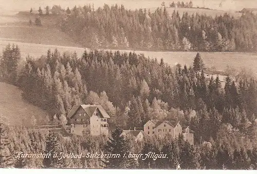 Kuranstalt u.Jodbad Sulzbrunn i.bayr.Allgäu feldpgl1914 C4963