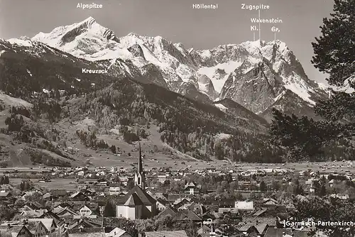 Garmisch-Partenkirchen in seiner Landschaft ngl C5228