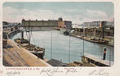 Ludwigshafen a. Rh. Alter Hafen gl1903 210.978