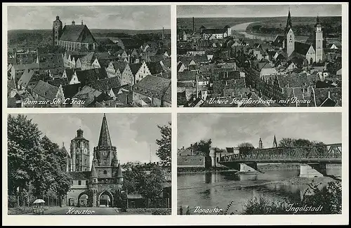 Ingolstadt Teilansichten Stadtpanorama ngl 138.226